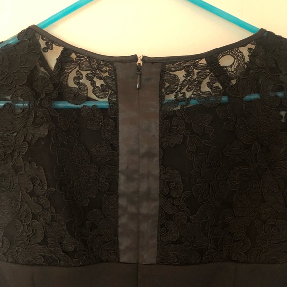 Short black lace dress, sz 12/14 Vince Camuto - Picture 4 of 12